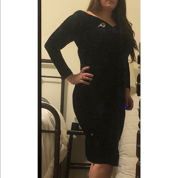 long sleeve wiggle dress